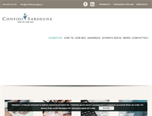 Tablet Screenshot of confidisardegna.it